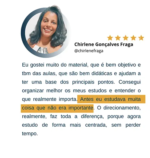 depoimento - chirlene gonçalves fraga