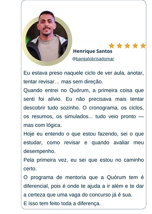 depoimento - henrique santos